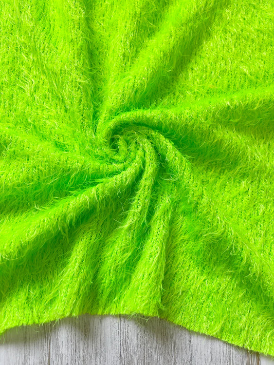 Fuzzy neon green