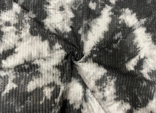 Black and white tie dye